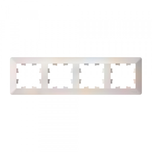 Systeme Electric AtlasDesign Air Жемчуг/дымчатый белый Рамка 4-ая Systeme Electric AtlasDesign Air Жемчуг/дымчатый белый Рамка 4-ая