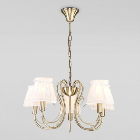 Подвесной светильник 60061/5 античная бронза Eurosvet 60061