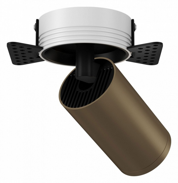 Встраиваемый светильник (Набор) C058CL-1BBZ(C058CL-01B(1шт.), TRA020-01BZ(1шт.), DLA048-01W(1шт.)) Maytoni Focus S