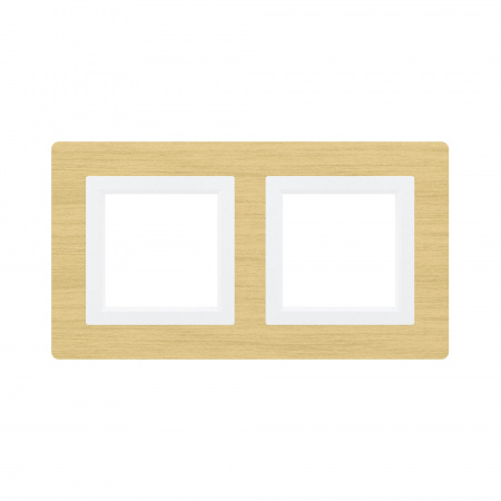 DKC Avanti Беленый дуб Дерево Рамка 4 модуля