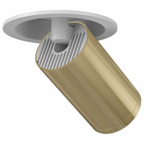 Встраиваемый светильник (Набор) C048CL-1WG(C048CL-01W(1шт.), TRA020-01G(1шт.)) Maytoni Focus S