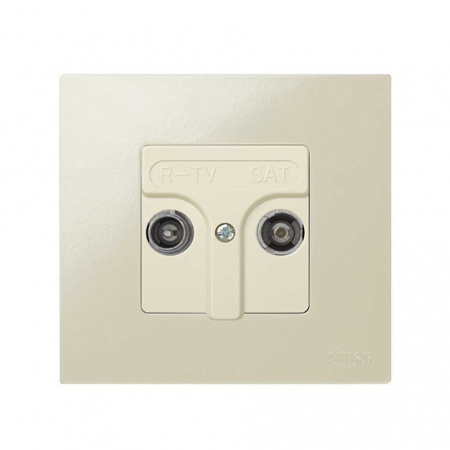 Simon 27 Слоновая кость Накладка на (R-TV-SAT) 75466-, 75467-, 75468-69, 75474-39