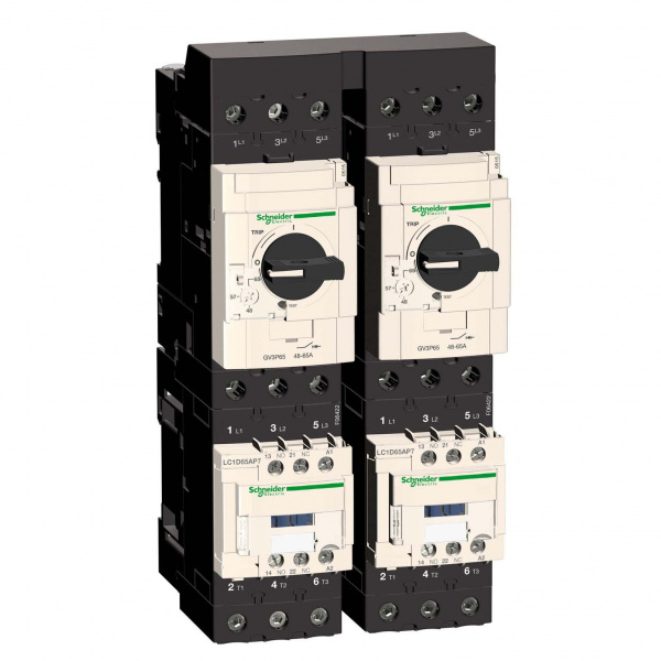 Schneider Electric Contactors D Telemecanique Контактор 3P Everlink 440В, 65A, 3НО сил.конт. катушка 230В АС