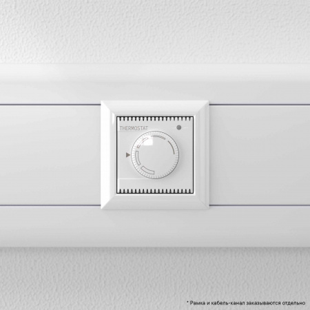 DKC Avanti Белое облако Термостат для теплых полов 2 модуля