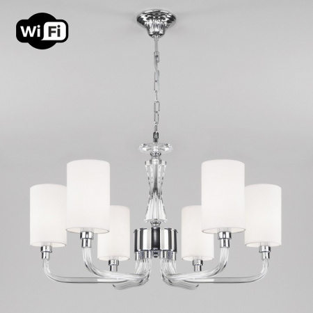 Умный подвесной светильник 60120/6 хром Eurosvet Catania