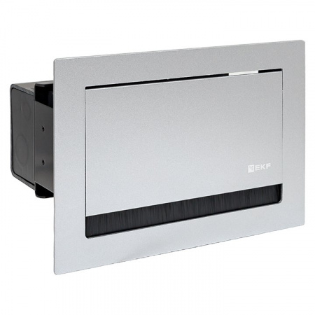 EKF PROxima Встраиваемый настольный лючок, 4 модуля, C-Line