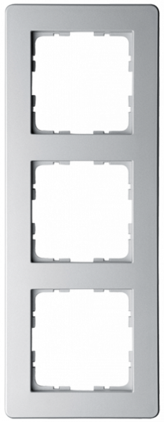 Jasmart Рамка G-Flex 3-постовая, цвет Алюминий