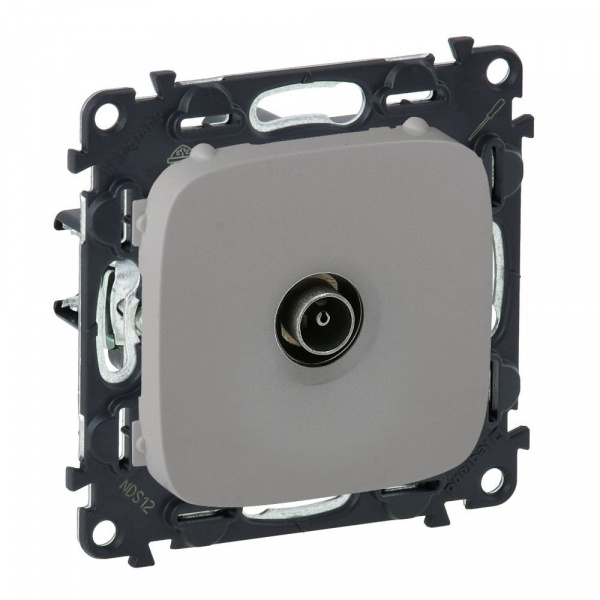 Legrand Valena ALLURE DIY Алюм Розетка TV "звезда" 0-2400 Мгц