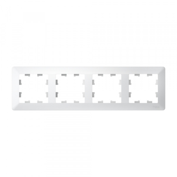 Systeme Electric AtlasDesign Air Лотос/дымчатый белый Рамка 4-ая