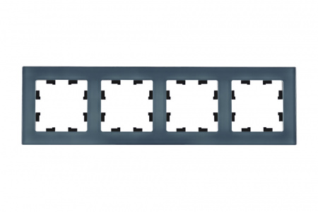 Systeme Electric AtlasDesign Nature Натуральное стекло Грифель Рамка 4-ая