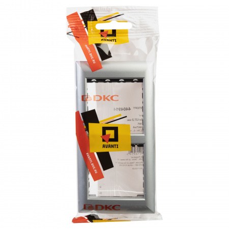 DKC Avanti Серебристый металлик Рамка-суппорт для In-liner Front 4 модуля