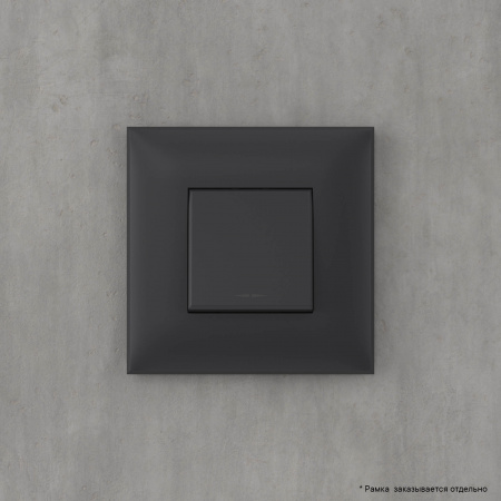 DKC Avanti Черный матовый Кнопка одноклавишная