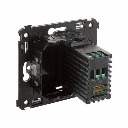 DKC Avanti Черный квадрат Диммер поворотный