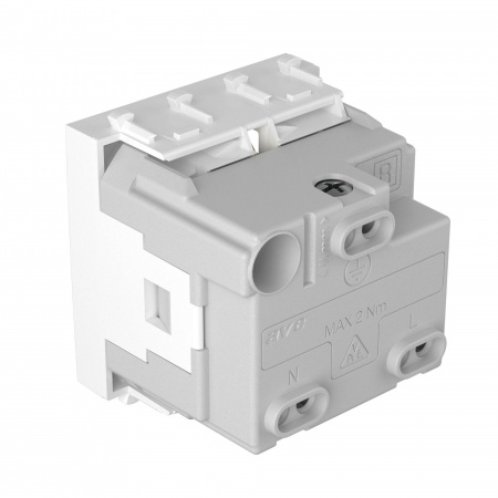 DKC Avanti Белое облако Розетка 2P+E со шторками 2 модуля