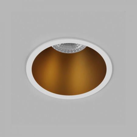 DK3026-WG Встраиваемый светильник, IP 20, 10 Вт, GU5.3, LED, белый/золотой, пластик