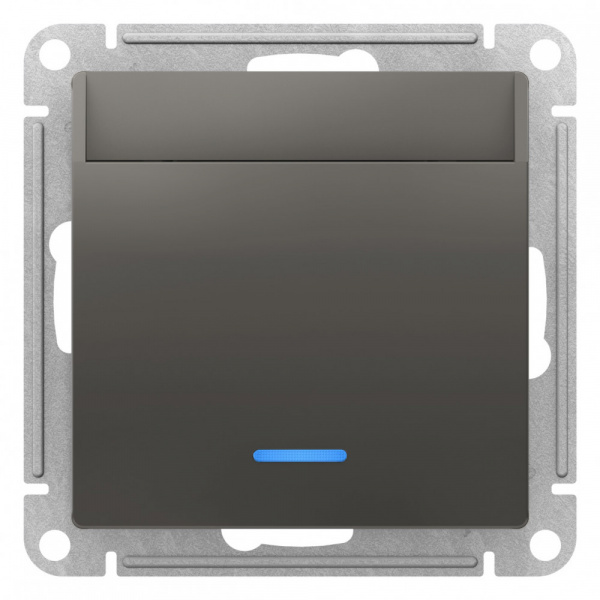 SE AtlasDesign Сталь Переключатель карточный с задержкой времени, механизм