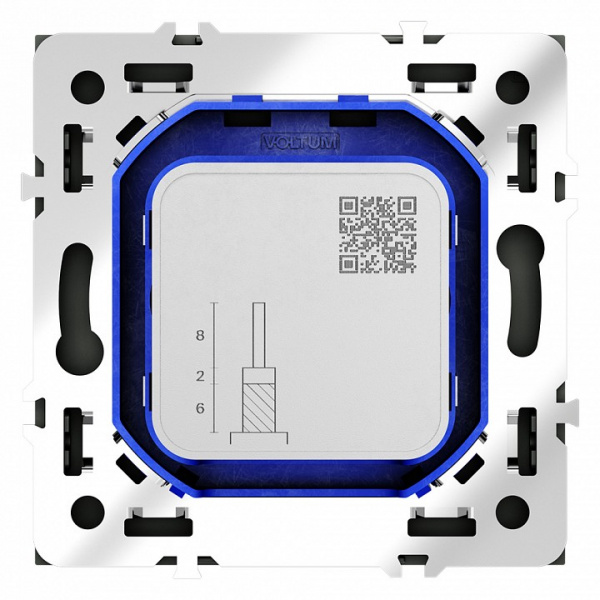 Розетка телевизионная встраиваемая VOLTUM S70 оконечная TV+SAT, (графит) Розетка телевизионная встраиваемая VOLTUM S70 оконечная TV+SAT, (графит)