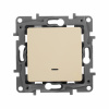 Legrand Etika Слоновая кость Переключатель с подсветкой, 10А, Автоматические клеммы