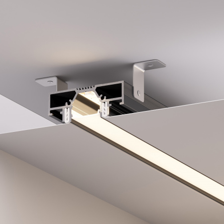 Arlight Профиль STRETCH-20-CEIL-D-CENTER-2000 BLACK (Алюминий)