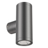 Arlight Светильник LGD-RAY-WALL-TWIN-R46-2x3W Warm3000 (GR, 24 deg, 230V) (IP65 Металл, 3 года)