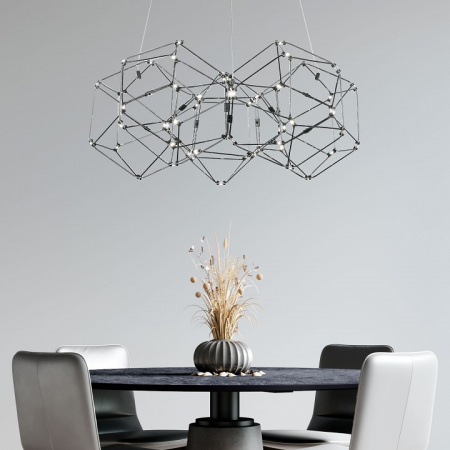 Подвесной светильник 90169/5 черный жемчуг Eurosvet Uma