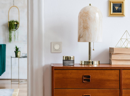 Legrand Etika Слоновая кость Светорегулятор поворотный, 300Вт, без нейтрали