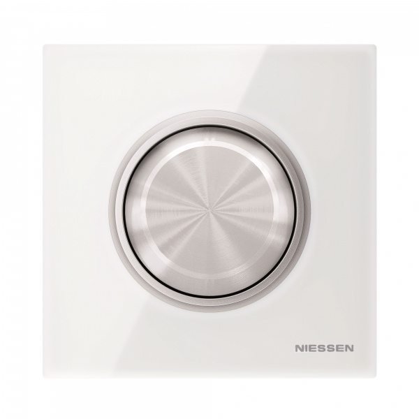 ABB SKY Moon Стекло белое Рамка 1-постовая