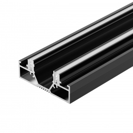 Arlight Профиль STRETCH-20-CEIL-D-CENTER-2000 BLACK (Алюминий)