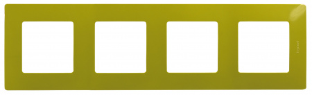 Legrand Etika Зеленый Папоротник Рамка 4-ая