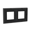 DKC Avanti Черный Стекло Рамка 4 модуля