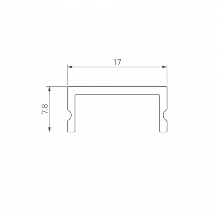 Экран SL-W17-10000 OPAL (Arlight, Пластик)