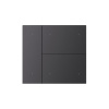 Arlight INTELLIGENT ARLIGHT Накладка панели KNX-23-3G-SUF Dark Grey (Backlight) (IARL, IP20 Металл, 2 года)