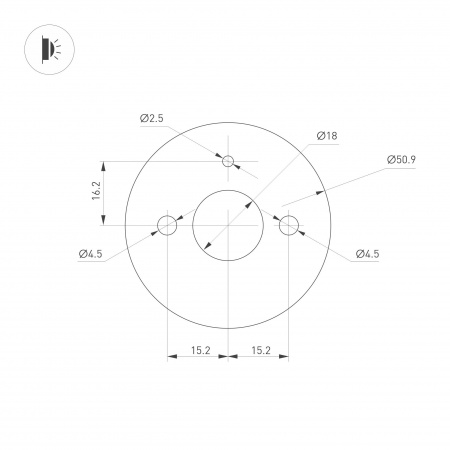 Настенный светодиодный светильник Arlight SP-Vinci-S600x55-7W Day4000 035682