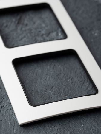 EKF PROxima Стокгольм Белый Линяя черная Рамка 3-ая