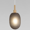 Подвесной светильник со стеклянным плафоном 50266/1 дымчатый Eurosvet Pineapple