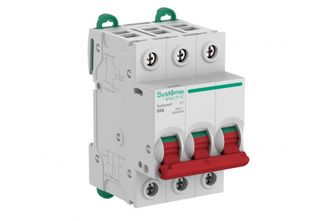Systeme Electric Systeme9 Выключатель нагрузки (ВН) 3P 80A 400В