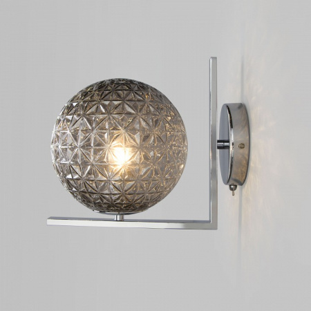 Бра со стеклянным плафоном 70131/1 хром Eurosvet Shape