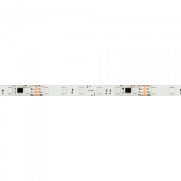 Arlight Лента герметичная SPI-SE-B60-10mm 24V RGB-PX6-BPT (12 W/m, IP65, 5060, 5m) (бегущий огонь)