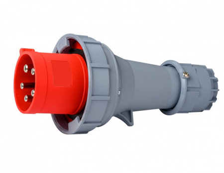 Dekraft Вилка перен. 3Р+РЕ+N 125А 380В IP67 ВП-103