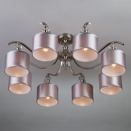 Потолочная люстра 60070/8 сатин-никель Eurosvet Ofelia