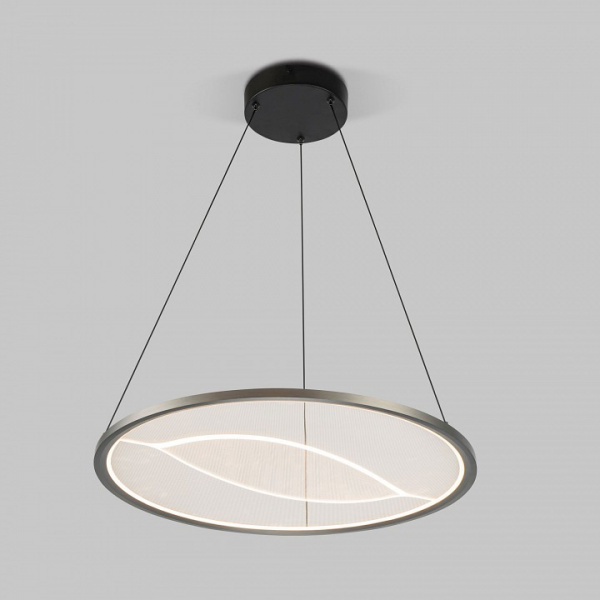 Подвесной светодиодный светильник 40027/1 LED серый Eurosvet Occhio