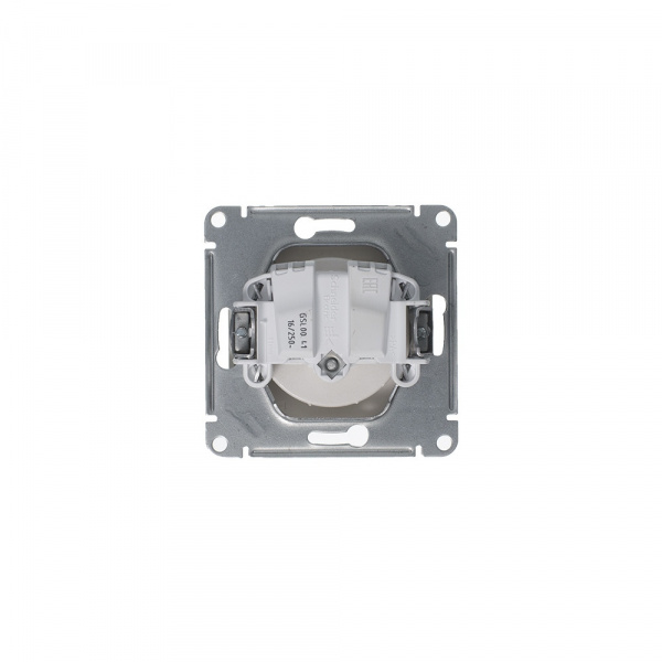 SE Glossa Платина Розетка с/з
