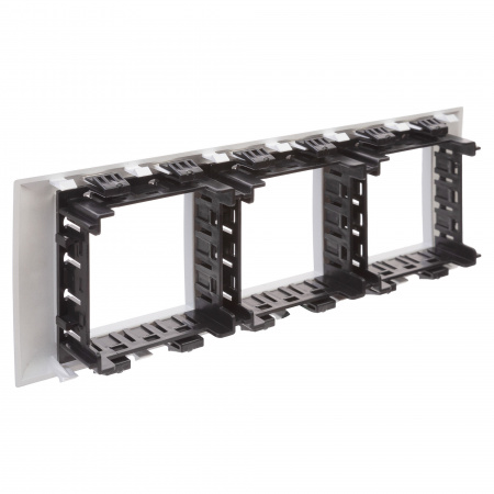 DKC Avanti Серебристый металлик Рамка-суппорт для In-liner Front 6 модулей