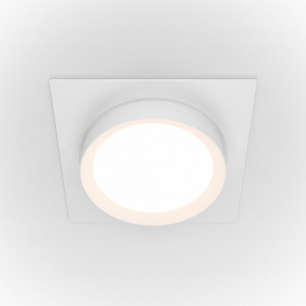 Встраиваемый светильник Downlight DL086-GX53-SQ-W Maytoni Hoop