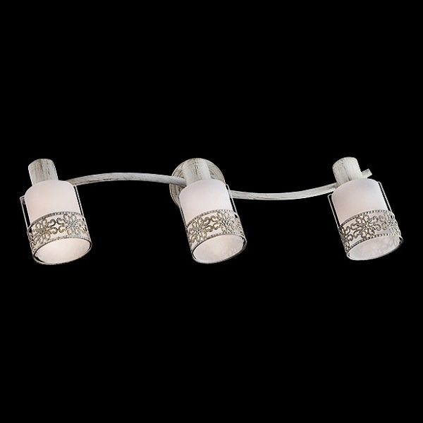 Настенный светильник 20025/3 белый с золотом Eurosvet Silvia