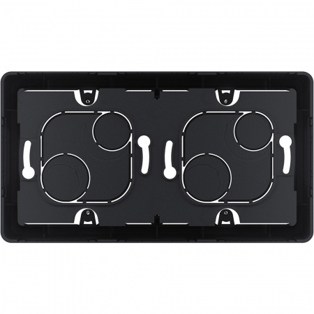 Legrand INSPIRIA Антрацит Коробка накладного монтажа - 2 поста