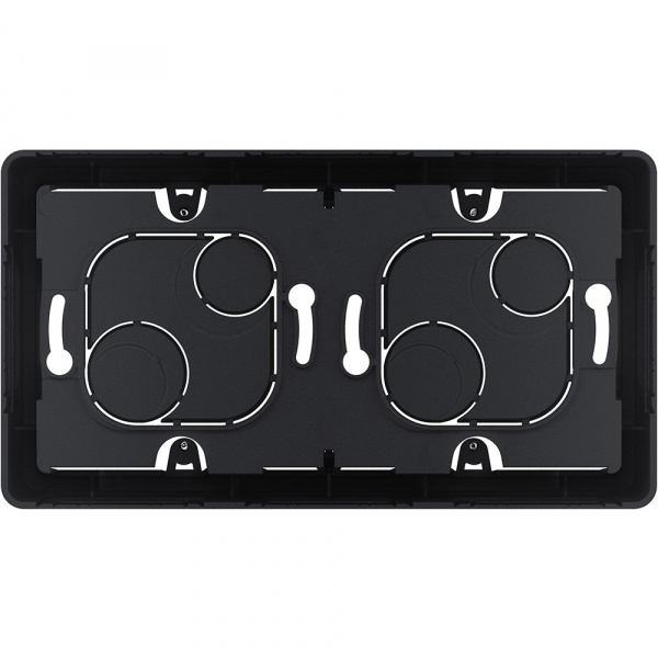 Legrand INSPIRIA Антрацит Коробка накладного монтажа - 2 поста