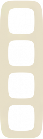 Legrand Valena ALLURE Слоновая кость Рамка 4-ая