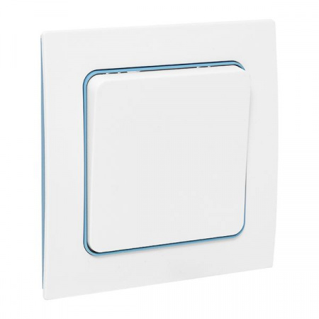 EKF PROxima Стокгольм Белый Выключатель 1-кл, 10А, винт.клеммы