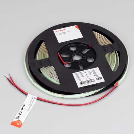 Лента COB-X480-8mm 24V Emerald (8 W/m, IP20, 5m) (Arlight, -)